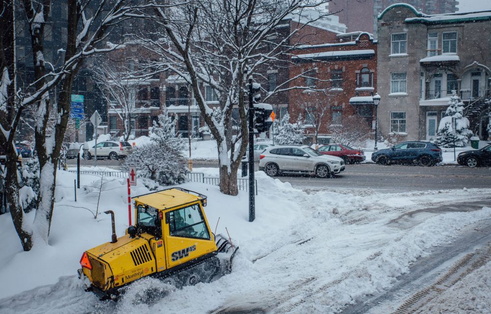 With more Montrealers working from home, more parking is needed during snow loading operations