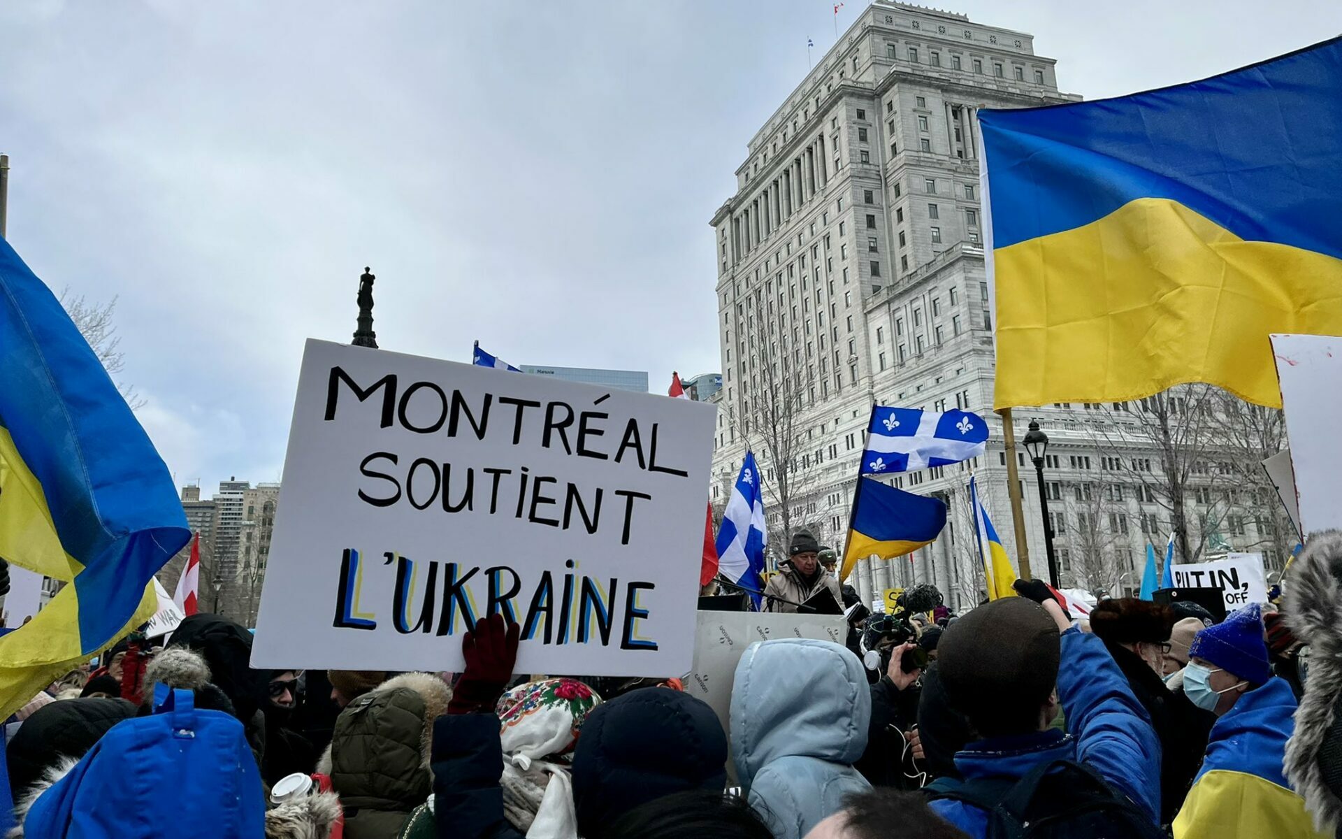 refugiés Montréal Ukraine
