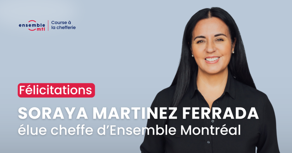 Soraya Martinez Ferrada élue cheffe d’Ensemble Montréal