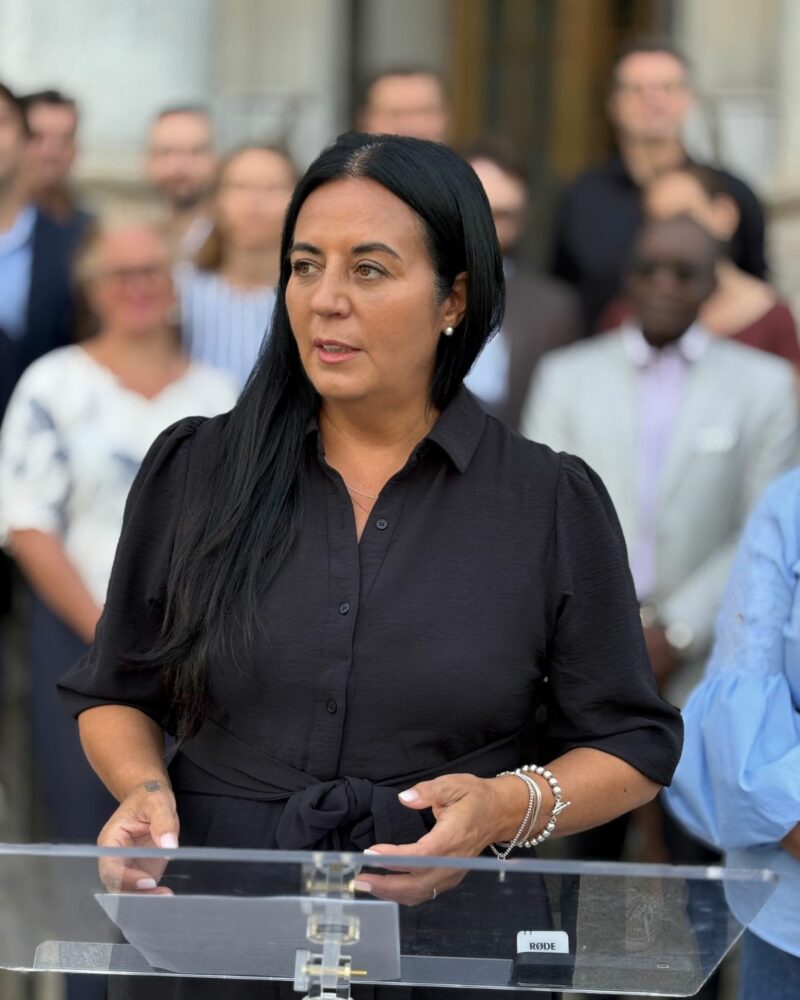 Soraya Martinez Ferrada, candidate à la mairie de Montréal et Cheffe d'Ensemble Montréal